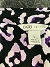Cato Animal Print Purple Short Sleeve Blouse Size L - photo 7