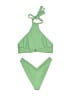 Unbranded Solid Green Two Piece Swimsuit Size S (estimated) - photo 2
