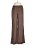 DKNY 100% Linen Brown Linen Pants Size 10 - photo 1