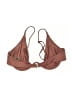 Zaful Solid Brown Swimsuit Top Size L - photo 2