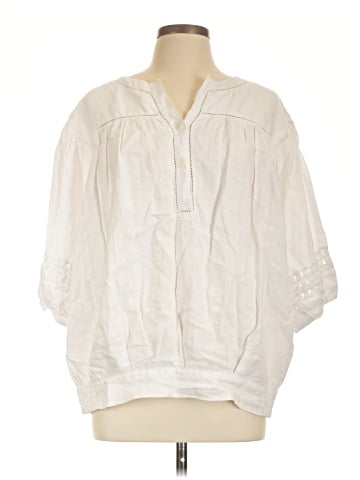Lafayette 148 New York 3/4 Sleeve Blouse (view 1)