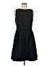 Ann Taylor LOFT Tweed Black Cocktail Dress Size 6 - photo 1