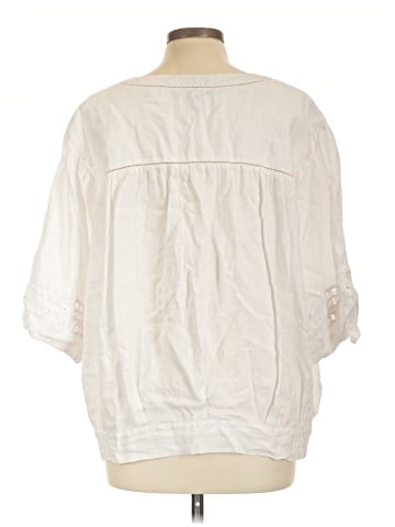 Lafayette 148 New York 3/4 Sleeve Blouse (view 2)