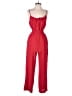 Monteau 100% Polyester Solid Red Jumpsuit Size S - photo 1