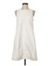 J.Crew Solid White Casual Dress Size 2 - photo 1