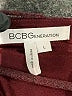 BCBGeneration Metallic Burgundy Casual Dress Size L - photo 7