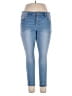 Old Navy Solid Blue Jeans Size 16 - photo 1