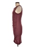 Leith Solid Burgundy Casual Dress Size M - photo 5