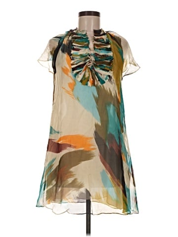 Blue Tassel Casual Dress (view 1)