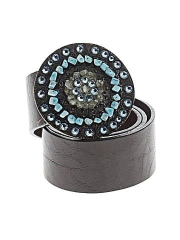 Black & Brown Leather Belt (view 1)
