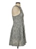Aqua Tweed Gray Casual Dress Size S - photo 4