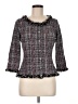 Neiman Marcus 100% Cashmere Tweed Black 3/4 Sleeve Blouse Size M - photo 1