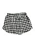 Bailey Rose 100% Polyester Checkered-gingham Black Shorts Size S - photo 1