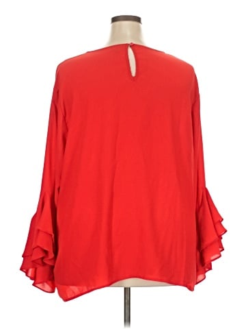 Who What Wear 3/4 Sleeve Blouse (view 2)