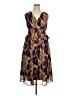 Walmart Print Purple Cocktail Dress Size 14W - photo 1