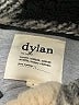 Dylan 100% Polyester Plaid Gray Coat Size S - photo 6