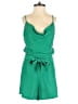 Karina Grimaldi Solid Green Romper Size XS - photo 1