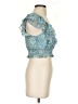 Chelsea & Violet 100% Polyester Teal Sleeveless Blouse Size S - photo 4
