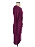 Leith Solid Burgundy Casual Dress Size S - photo 4