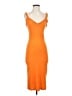 Zara Orange Cocktail Dress Size S - photo 1
