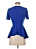 Shein Blue Short Sleeve Top Size 4 - photo 2