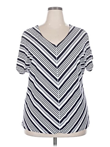 Liz Claiborne Short Sleeve Blouse (view 1)
