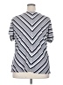 Liz Claiborne Silver Short Sleeve Blouse Size 2X - photo 2