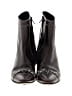Derek Lam 100% Leather Brown Burgundy Ankle Boots Size 7 - photo 2