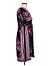 Bisou Bisou Graphic Black Casual Dress Size 10 - photo 4