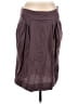 Hache Solid Brown Casual Skirt Size EU (IT) 44 / US 8 - photo 1