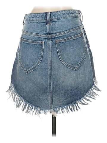 We the Free Denim Skirt (view 2)