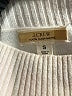 J.Crew 100% Cashmere Ivory Cashmere Pullover Sweater Size S - photo 7