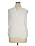 J. McLaughlin 100% Cotton Ivory Sleeveless Blouse Size XL - photo 1
