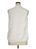 J. McLaughlin 100% Cotton Ivory Sleeveless Blouse Size XL - photo 2