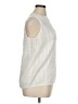 J. McLaughlin 100% Cotton Ivory Sleeveless Blouse Size XL - photo 4
