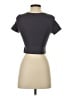 One Step Up Gray Short Sleeve Turtleneck Size S - photo 2