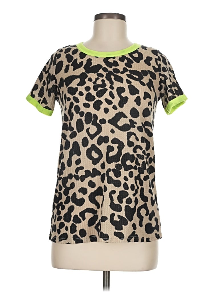 Pre-owned Bibi Short Sleeve T-shirt In Green