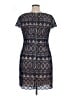 Eliza J 100% Polyester Graphic Blue Cocktail Dress Size 14 - photo 2