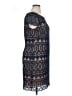Eliza J 100% Polyester Graphic Blue Cocktail Dress Size 14 - photo 4