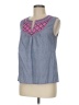 Vineyard Vines Blue Sleeveless Blouse Size M - photo 4