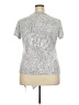 Simply Vera Vera Wang Silver Short Sleeve Top Size XXL - photo 2