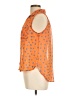 Fun2Fun 100% Polyester Orange Sleeveless Blouse Size L - photo 5