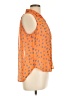 Fun2Fun 100% Polyester Orange Sleeveless Blouse Size L - photo 4