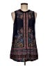 AB Studio Blue Sleeveless Blouse Size M - photo 1