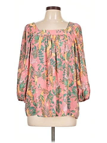 LC Lauren Conrad 3/4 Sleeve Blouse (view 1)
