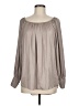 Halston Heritage 100% Polyester Gray Long Sleeve Blouse Size M - photo 1