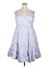 Torrid 100% Polyester Blue Cocktail Dress Size 20 - photo 1