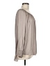 Halston Heritage 100% Polyester Gray Long Sleeve Blouse Size M - photo 4