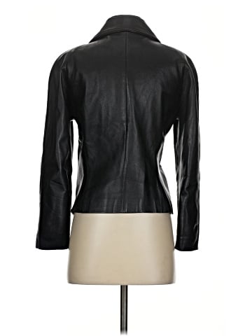 Linda Allard Ellen Tracy Leather Jacket (view 2)