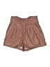 Bar III Solid Brown Shorts Size M - photo 1